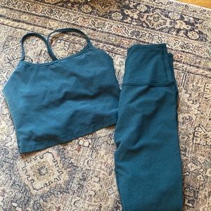 Beyond yoga set. Includes matching leggings and tank top.